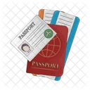 Pasaporte Viajes Vacaciones Icon