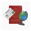 Pasaporte Visa Viaje Icon