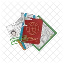 Pasaporte Viaje Visa Icon