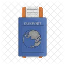 Pasaporte Viaje Visa Icon