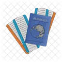 Pasaporte Viaje Visa Icon