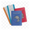 Pasaporte Viaje Visa Icon