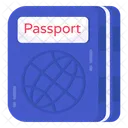 Pasaporte Visa Permiso Icon