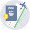 Pasaporte Prueba Viaje Icono