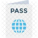 Pasaporte Visa Viajes Icono