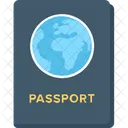 Pasaporte Visa Viajes Icono