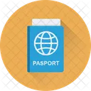 Pasaporte Visa Viajes Icono