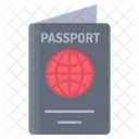 Pasaporte Identidad Identificacion Del Pasajero Icon