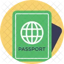 Pasaporte Visa Viajes Icono