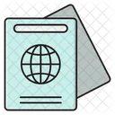 Pasaporte Identificacion Viaje Icono
