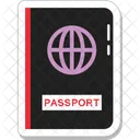 Pasaporte Visa Viajes Icono