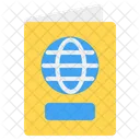 Pasaporte Viaje Identificacion Icono