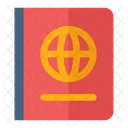 Pasaporte Documento Viaje Icono