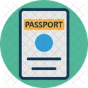 Pase Pasaporte Billete Icon