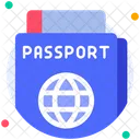 Pasaporte Pase Identidad Icono