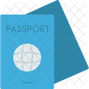 Pasaporte Viaje Visa Icono