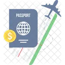 Pasaporte Viajes Documentos Icono