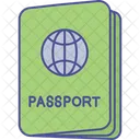 Pasaporte De Viaje Viajero De Negocios Pasaporte Eul Icono