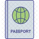 Pasaporte De Viaje Viajero De Negocios Pasaporte Eul Icono