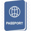 Pasaporte De Viaje Viajero De Negocios Pasaporte Eul Icono