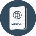 Pasaporte De Viaje Viajero De Negocios Pasaporte Eul Icono