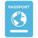 Pasaporte internacional  Icono