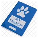 Pasaporte Para Mascotas Pasaporte Viaje De Mascotas Icon