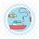 Pasatiempo de pesca  Icono