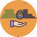 Paschal Egg Easter Icon