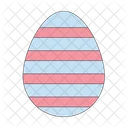 Paschal easter-egg striped  Icon