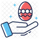 Paschal Egg Eggshell Decoration Icon