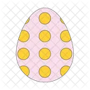 Paschal egg polka dot pattern  Icon