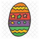 Pascua Decorado Huevo Icon