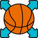 Pase de baloncesto  Icono