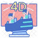Paseo en 3D  Icono