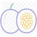 Pasion Fruta Frutas Icono