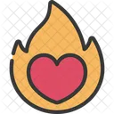 Pasion Apasionado Corazon Icono
