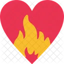 Pasion Llama Corazon Icono