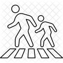 Paso De Cebra Paso De Cebra Paso De Cebra Icono