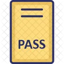 Pass Ticket Vip Card Icon