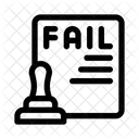 Pass Fail Stamp Pass Fail Icon