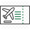 Passagem de avião  Ícone