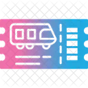 Passagem Trem Viagem Ícone