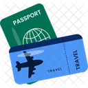 Passaporte Passagem Aviao Icon