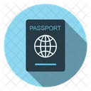 Passaporte Bilhete Viagem Ícone