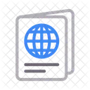 Passaporte Viagem Identidade Ícone