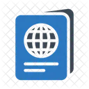 Passaporte Viagem Identidade Ícone