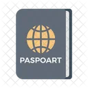 Passaporte Identidade Viagem Ícone