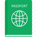 Voo Passaporte Bilhete Icon