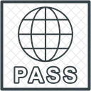 Passaporte Visto Viagem Ícone
